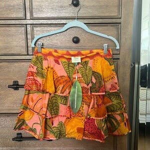 Farm Rio Summer Dream Mini Skirt Size M
